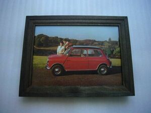  Morris Mini Cooper that time thing Manufacturers photograph frame goods inspection : Austin poster catalog 