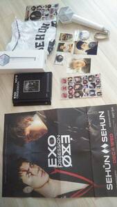 EXO SEHUNグッズ+Obsession初回盤+ペンラ+ユニフォーム 