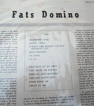 FATS DOMINO LPレコード ファッツドミノ_画像2