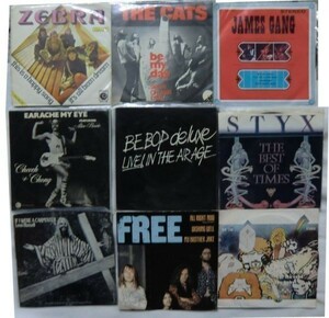 ZEBRA、THE CATS、STYX、CHEECH&CHONG、FREE 他 セット シングルレコード