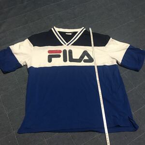 W透 FILA 半袖Tシャツ Mサイズ表示 フィラ　ダイワボウアドバンス中国製