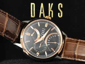 【BKW_000031】新品 未使用 オリエント ダックス orient daks 自動巻&手巻き オーセンティック オリエント系レトログラード元祖 定価136500