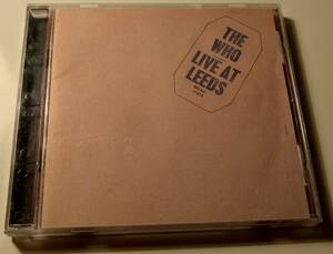SUMMERTIME BLUES、SHAKIN'ALL OVERカバー収録!THE WHO/LIVE AT LEEDS CD ザ・フー　ロックンロール　ロカビリー　MODS ROCKABILLY 