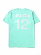 サイズM UNION FRONTMAN IV S/S TEE M AQUAMARINE ユニオン フロントマン tシャツ アクアマリン 新品未使用 国内正規品_画像2