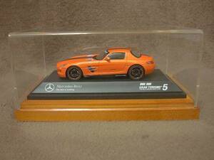  супер редкий Schuco 1/43 M.Benz AMG SLS Orange gran turismo 5