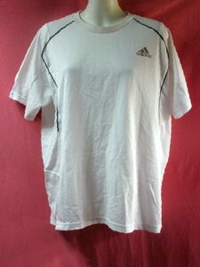 ＵＳＥＤ アディダス スポーツ Ｔシャツ サイズＬ 白系