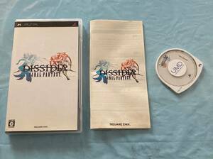 21-PSP-29　プレイステーションポータブル　ディシディアファイナルファンタジー　動作品　PSP