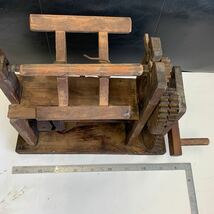 糸巻き機 古民具 大正レトロ　動品　40×53×14cm_画像5