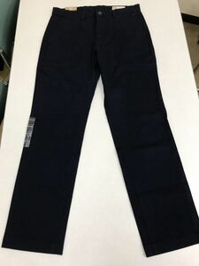 ●ＧＡＰ●新品●チノパン●ギャップ●紺●ストレート●ウエスト84cmX股下81cm●クールビズ●ネイビー●32●N1-1