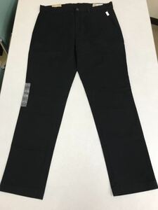 ●ＧＡＰ●新品●チノパン●ギャップ●黒●スリム●ウエスト91cmX股下81cm●クールビズ●夏の法事に●ブラック●32●N2-2