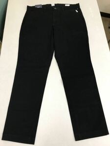 ●ＧＡＰ●新品●チノパン●ギャップ●黒●スリム●ウエスト84cmX股下81cm●クールビズ●夏の法事に●ブラック●32●B2-2