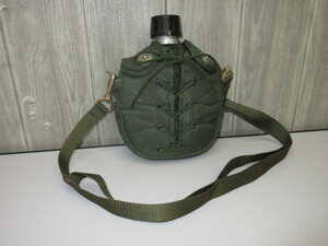 *si1388 CANTEEN flask can tea n retro antique Vintage with cover collection 1000 MIZUNO free shipping *