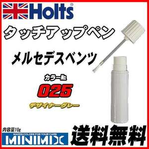 タッチアップペン メルセデスベンツ 025 デザイナーグレー Holts MINIMIX