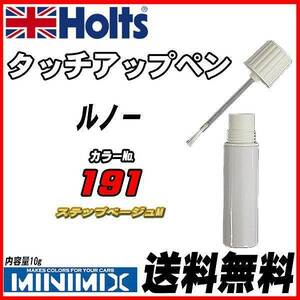 タッチアップペン ルノー 191 ステップベージュM Holts MINIMIX