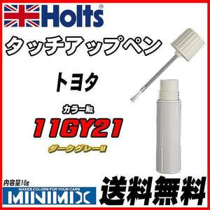 タッチアップペン トヨタ 11GY21 ダークグレーM Holts MINIMIX