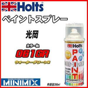 ペイントスプレー 光岡 061GR ウォーターグリーンM Holts MINIMIX