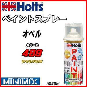 ペイントスプレー オペル 489 シャンパンM Holts MINIMIX