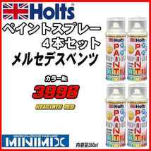 ペイントスプレー 4本セット メルセデスベンツ 3996 HYACINTH RED Holts MINIMIX_画像1