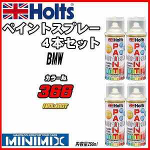 ペイントスプレー 4本セット BMW 366 IMOLAROT Holts MINIMIX