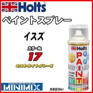 ペイントスプレー イスズ 17 ミストライトグレーM Holts MINIMIX