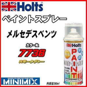 ペイントスプレー メルセデスベンツ 7736 スモークグレー Holts MINIMIX