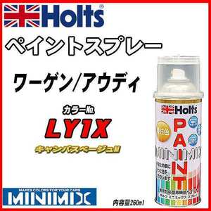 ペイントスプレー ワーゲン / アウディ LY1X キャンバスベージュM Holts MINIMIX