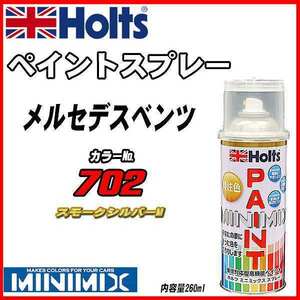 ペイントスプレー メルセデスベンツ 702 スモークシルバーM Holts MINIMIX