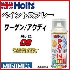 ペイントスプレー ワーゲン / アウディ C9 アイスランドグレーパールエフェクト Holts MINIMIX