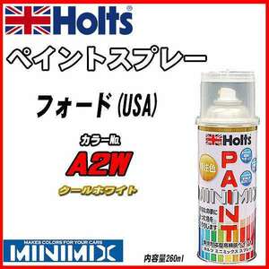 ペイントスプレー フォード(USA) A2W クールホワイト Holts MINIMIX