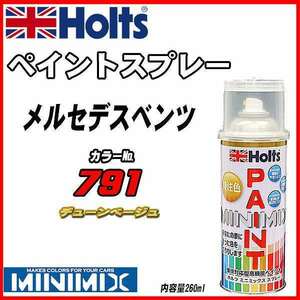 ペイントスプレー メルセデスベンツ 791 デューンベージュ Holts MINIMIX