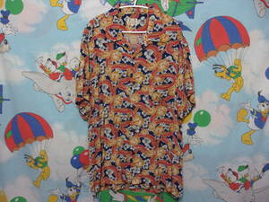 KEARNEY HOUSE ハワイアンシャツ size L カーニーハウス 100%RAYON ハイビスカス お花柄 アロハシャツ アメカジ系