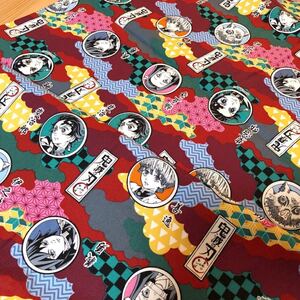 鬼滅の刃 キャラクター 顔 オックス生地