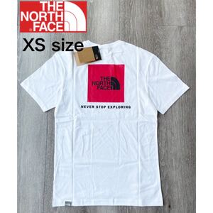 ザ ノースフェイス Tシャツ レッドボックス Tシャツ 半袖 ホワイト新品 XS THE NORTH FACE 男女兼用US正規