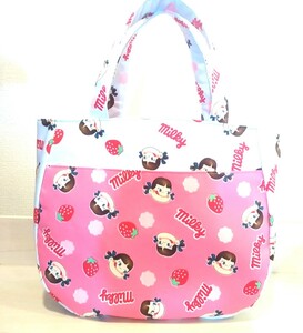 ハンドメイド トートバッグ ペコちゃん