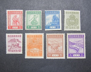 南方占領 ジャワ 　普通切手　８種完　 未使用