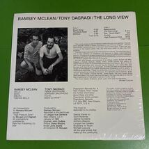 USA盤美品●フリー・スピリチュアル●Ramsey McLean & Tony Dagradi/トニー・ダグラディ「THE LONG VIEW」(Prescription Records)_画像2