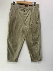 【人気】Eddie　Bauer/エディバウアー　KHAKIS　チノパン　茶／ベージュ　メンズW33　L28　（K475）