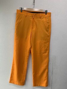 【人気】UNDER ARMOUR/アンダーアーマー 　スポーツ　パンツ　橙／オレンジ　サイズ79　軽量　（K484）