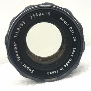 ペンタックス Asahi super takumar f1.8 55mm　 ＭＦ