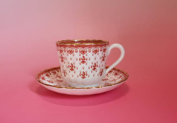 素晴らしい外見 英国 SPODE スポードフルール ド リス FLEUR DE LYS