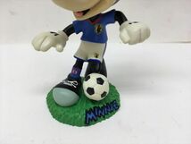 ★DISNEY ミニー サッカー 日本代表 ユニフォーム ボブルヘッド フィギュア [AY]_画像3