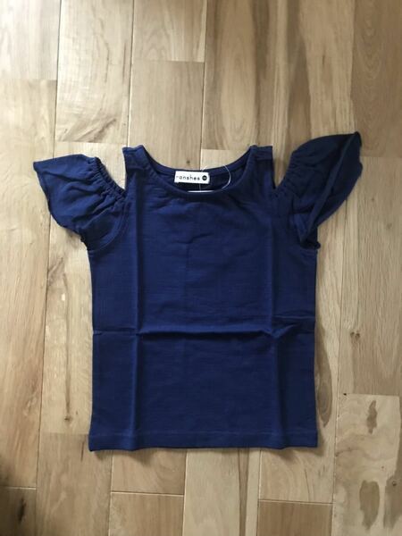 新品 ブランシェス カットオフショルダー Tシャツ 半袖 100センチ