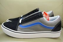 新品未使用 VANS バンズ comfycush OLD SKOOL コンフィクッシュ オールドスクール VN0A3WMA49M 定価9,900円 US9 27センチ ブラック ブルー_画像3