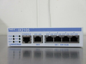 NEC UNIVERGE IX2105 高速アクセスルータ 初期化済 (J-33)