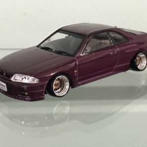 送料無料　1/43 カスタム　改造車　日産　スカイライン　GT-R R33 ミニカー　NISSAN SKYLINE ジャンク　国産名車コレクション