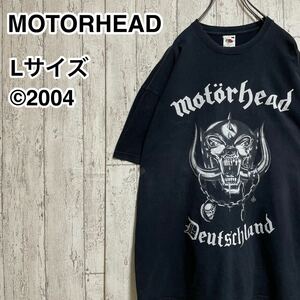 ☆送料無料☆ MOTORHEAD モーターベッド FRUIT OF THE LOOM フルーツオブザルーム バンドTシャツ Lサイズ 2004 21-237