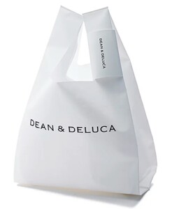 週末特価♪新品DEAN&DELUCAミニマムエコバッグホワイト エコバッグ 折りたたみ 軽量 コンパクト レジ袋 トートバッグ