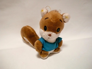 * rare * cute collection soft toy squirrel *SEGA Sega *ALGOS* retro that time thing *