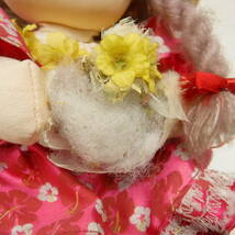 昭和レトロ 当時物＊レトロ首振りオルゴール人形＊TOMTOM＊HIBISCUS DOLL＊動作確認済み＊21cm＊曲 スモールワールド ＊インテリア 雑貨_画像7