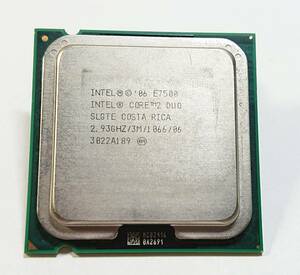 KN78 CPU intel Core 2 Duo E7500 2.936GHz SLGTE